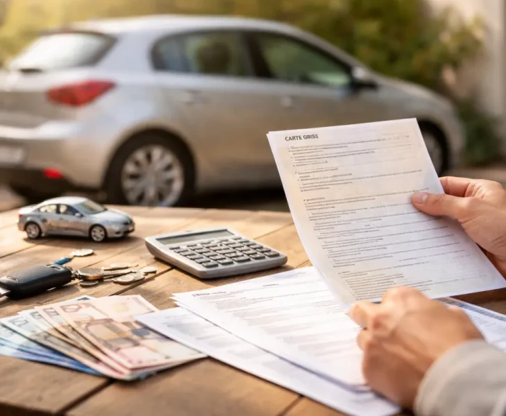 démarches de carte grise pour l'achat d'une voiture d'occasion