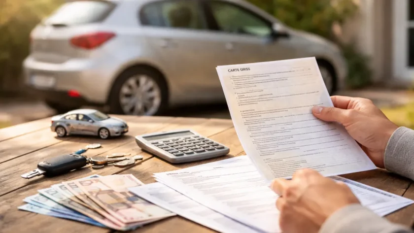 démarches de carte grise pour l'achat d'une voiture d'occasion