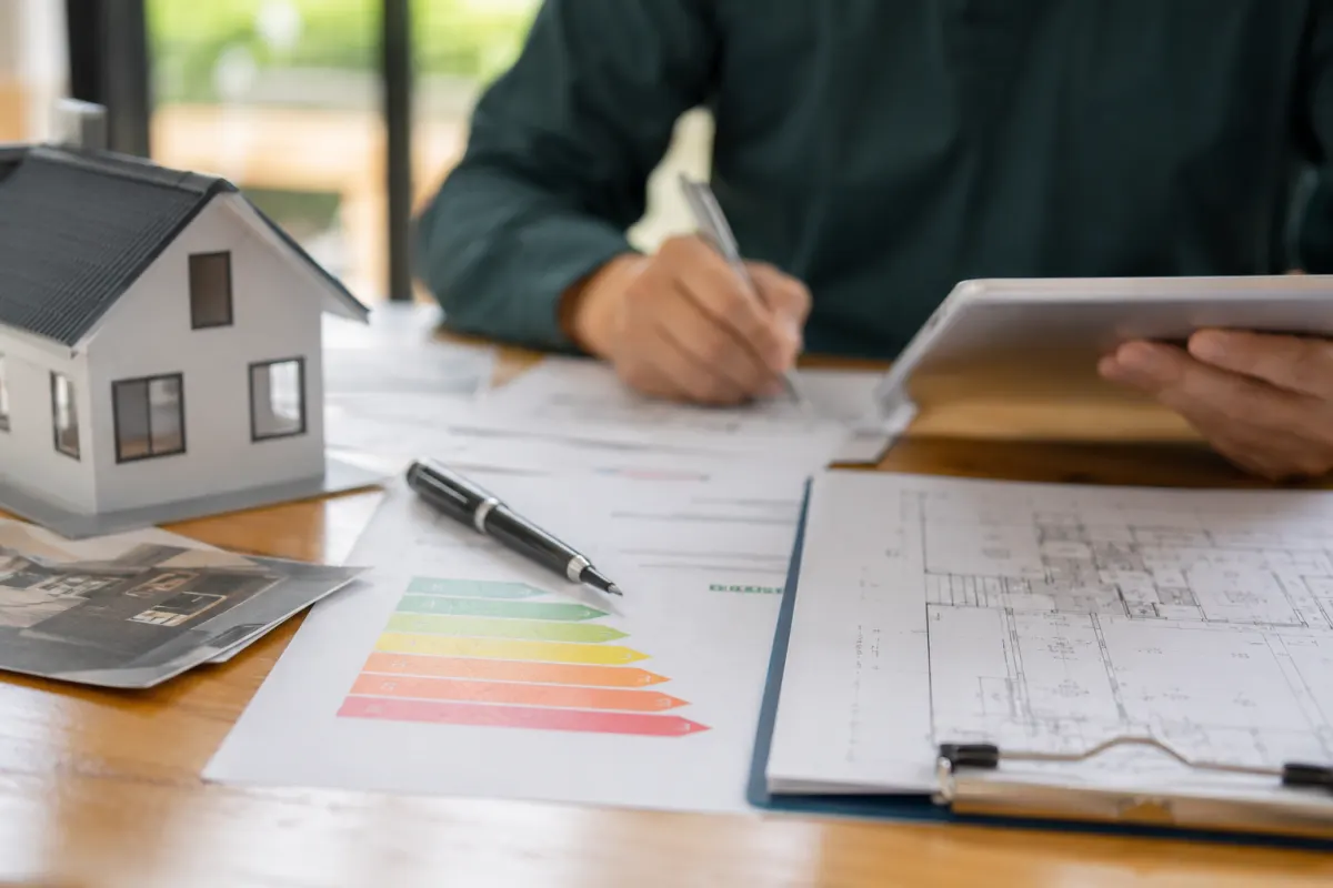 Audit énergétique et DPE : ce qui change vraiment entre les deux Gros plan sur un rapport d'audit énergétique posé sur une table avec annotations manuscrites
